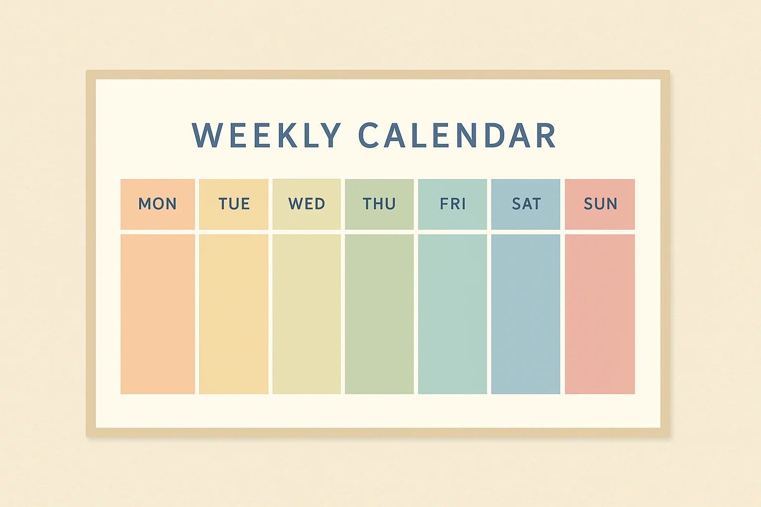 Weekly Meal Plan Heading Picture